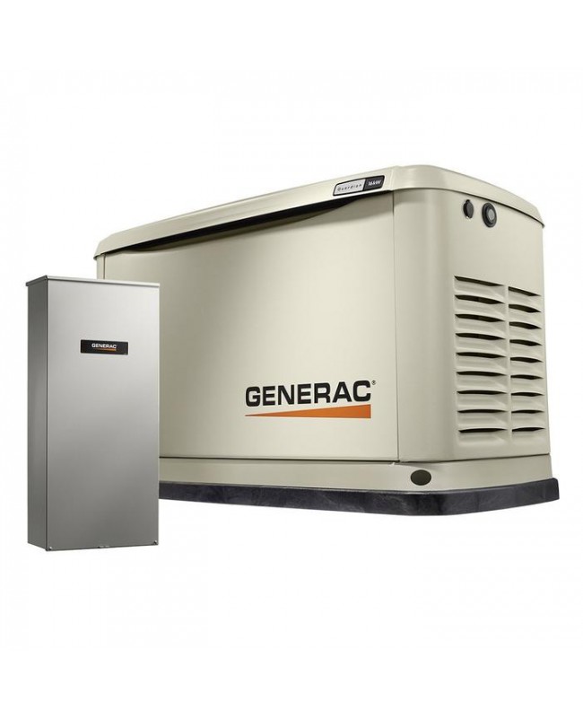 Generac 70361 16,000-Watt Air-Cooled Standby Generator w/ Transfer Switch